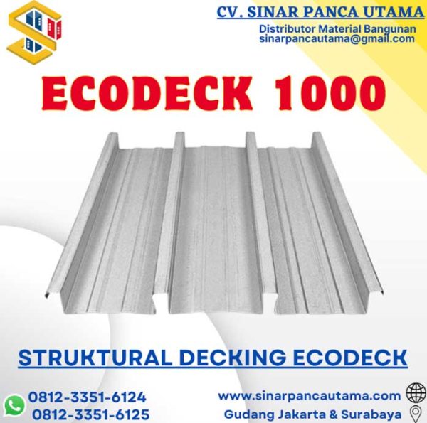STRUKTURAL DECKING ECODECK 1000 – Sinar Panca Utama